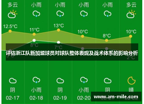 评估浙江队新加盟球员对球队整体表现及战术体系的影响分析