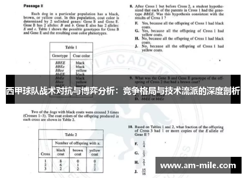 西甲球队战术对抗与博弈分析:竞争格局与技术流派的深度剖析 西甲球队战术对抗与博弈分析:竞争格局与技术流派的深度剖析